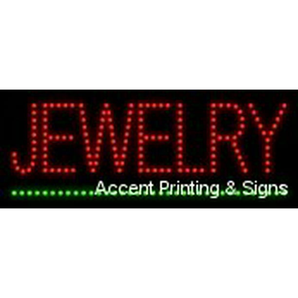 High Impact, Energy Efficient Jewelry LED Sign 